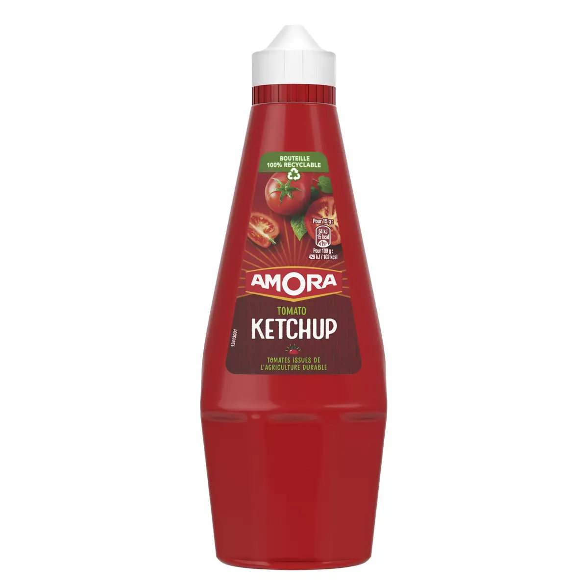 AMORA Tomato ketchup sans conservateur flacon souple 575g