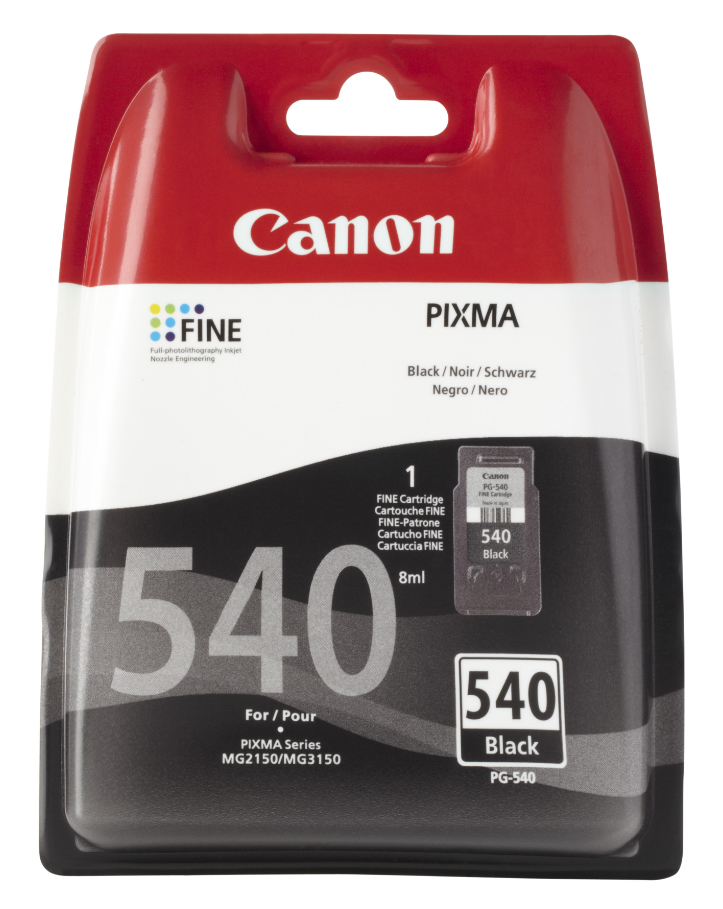 Voir la diapositive 2 : CANON Cartouche d'encre PG-540 Noir+F4