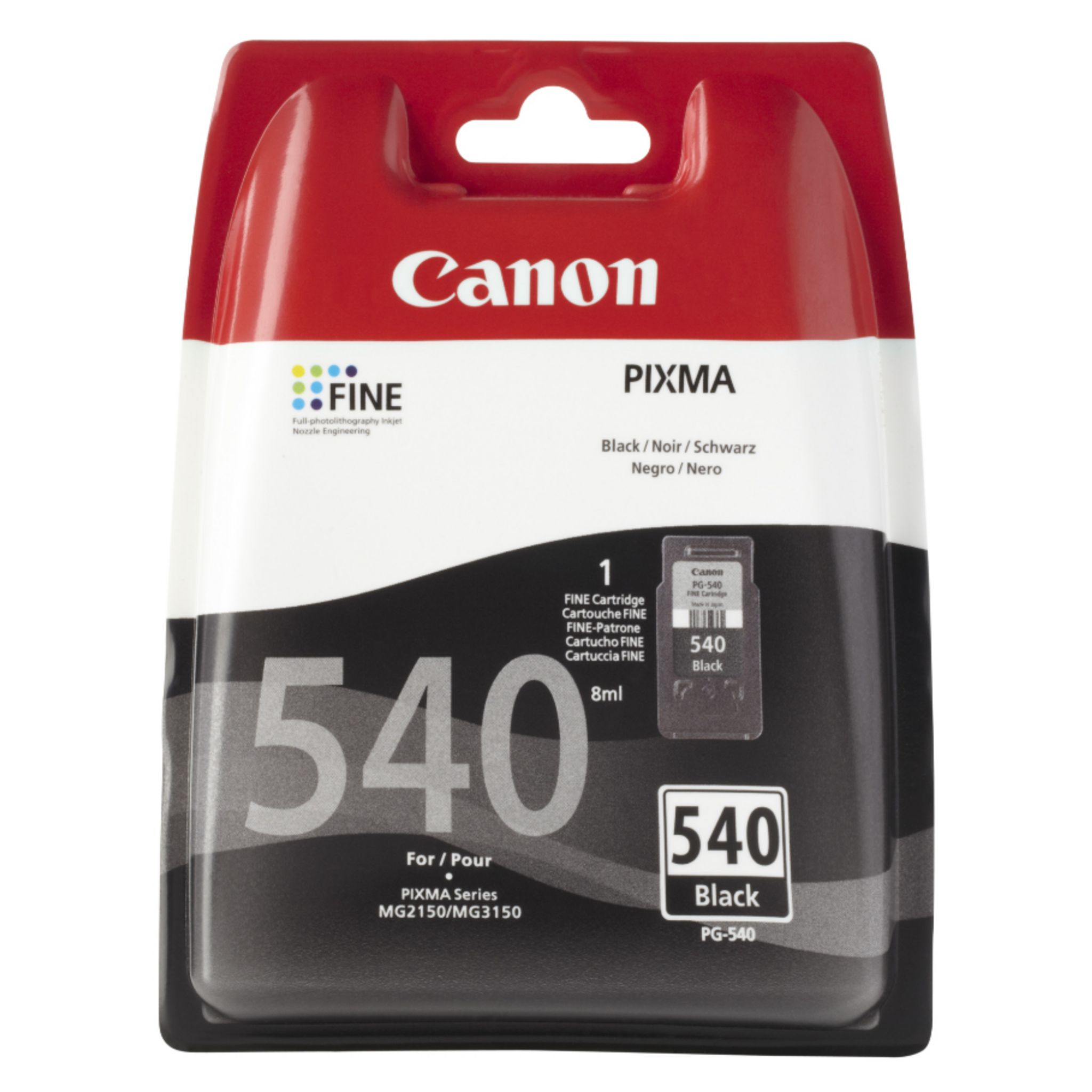Voir la diapositive 2 : CANON Cartouche d'encre PG-540 Noir+F4