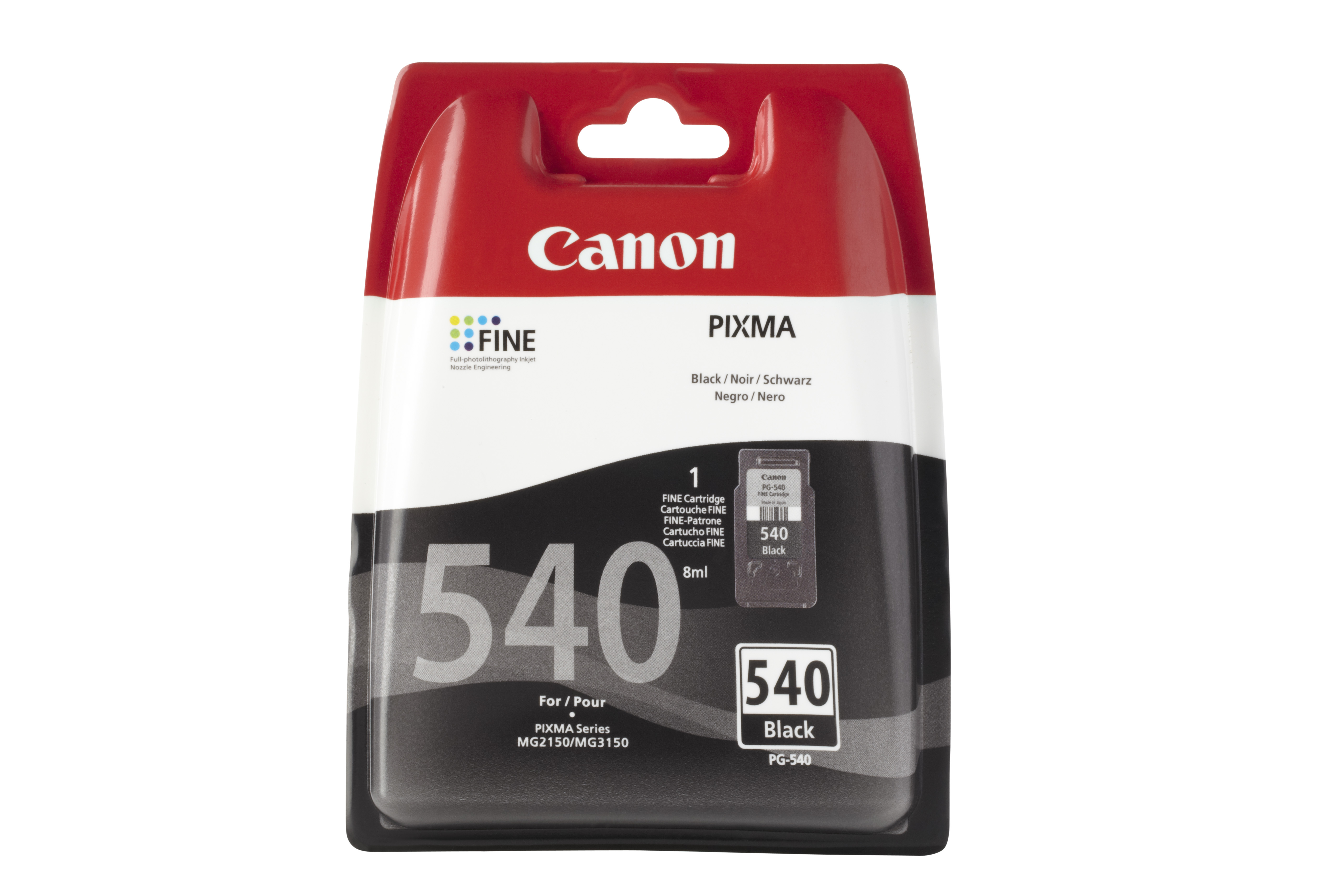 Voir la diapositive 4 : CANON Cartouche d'encre PG-540 Noir+F4
