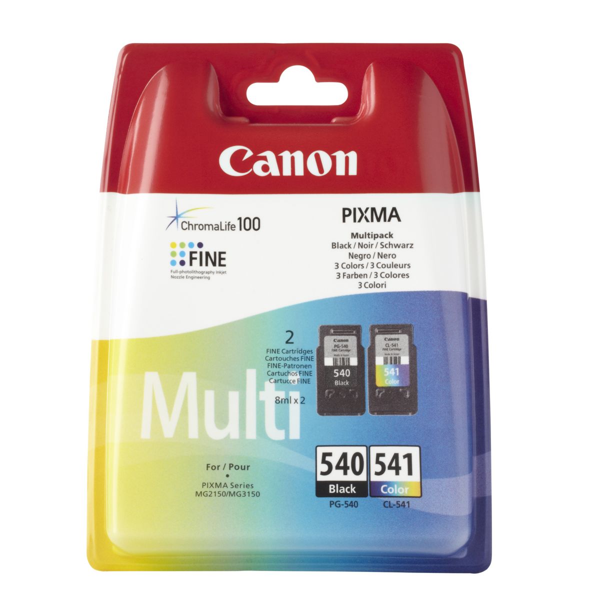 CANON Cartouche d'encre PG-540/CL-541 Multipack BK + Col