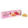 Voir la diapositive 5 : AUCHAN Biscuits sablés fourrés à la framboise sachets fraîcheur 4x2 biscuits 100g