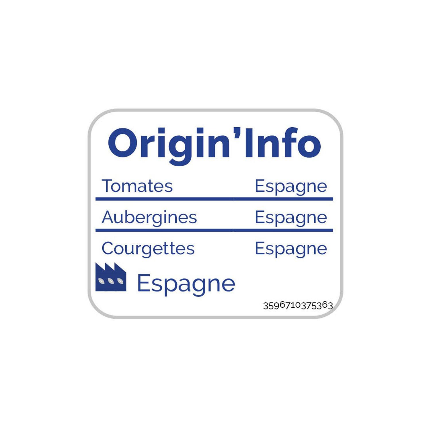 Voir la diapositive 2 : AUCHAN Légumes pour ratatouille 5 portions 1kg