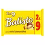 BALISTO Barres chocolatés au miel et amandes 2x9 pièces 333g