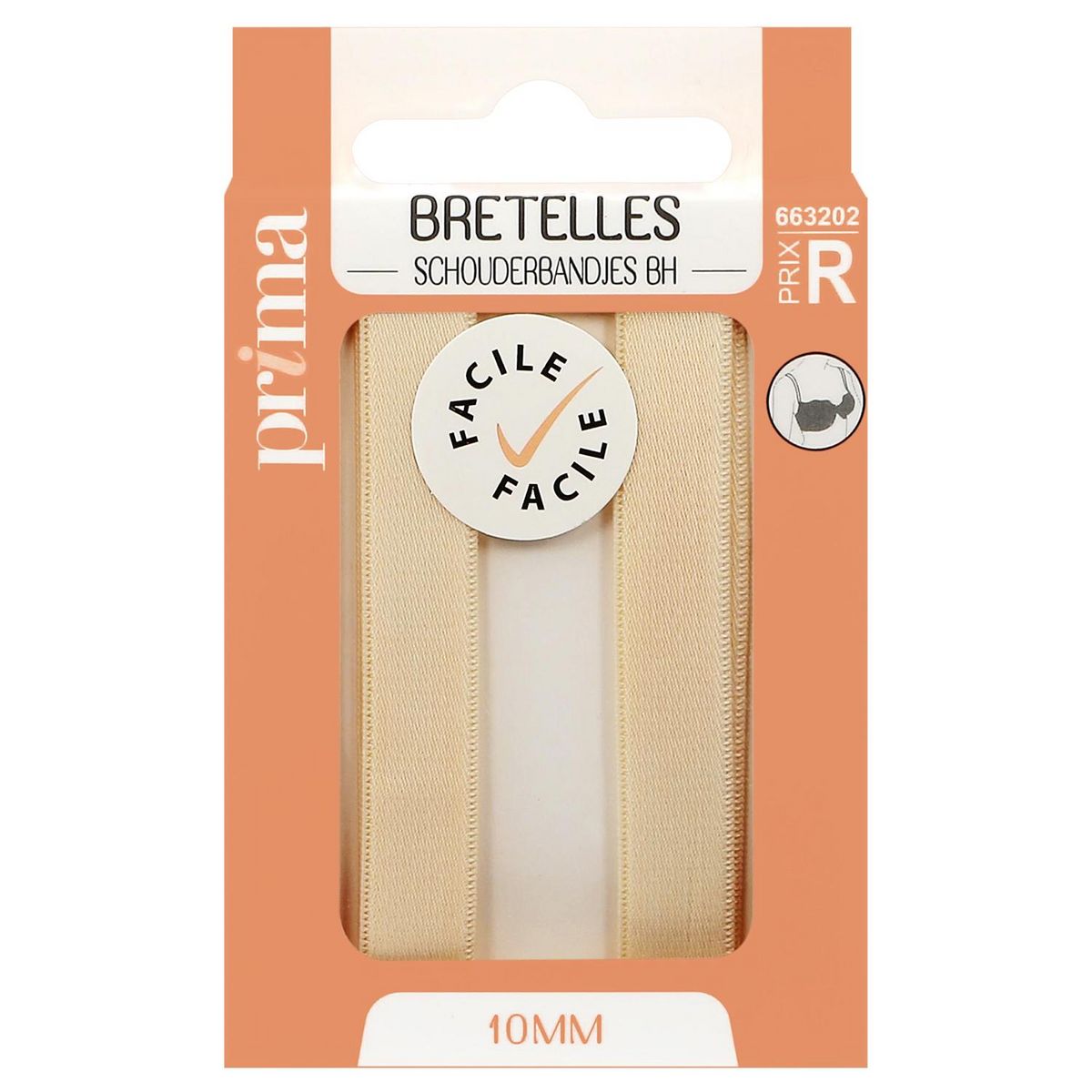 PRIMA Bretelles tissu 10mm x1