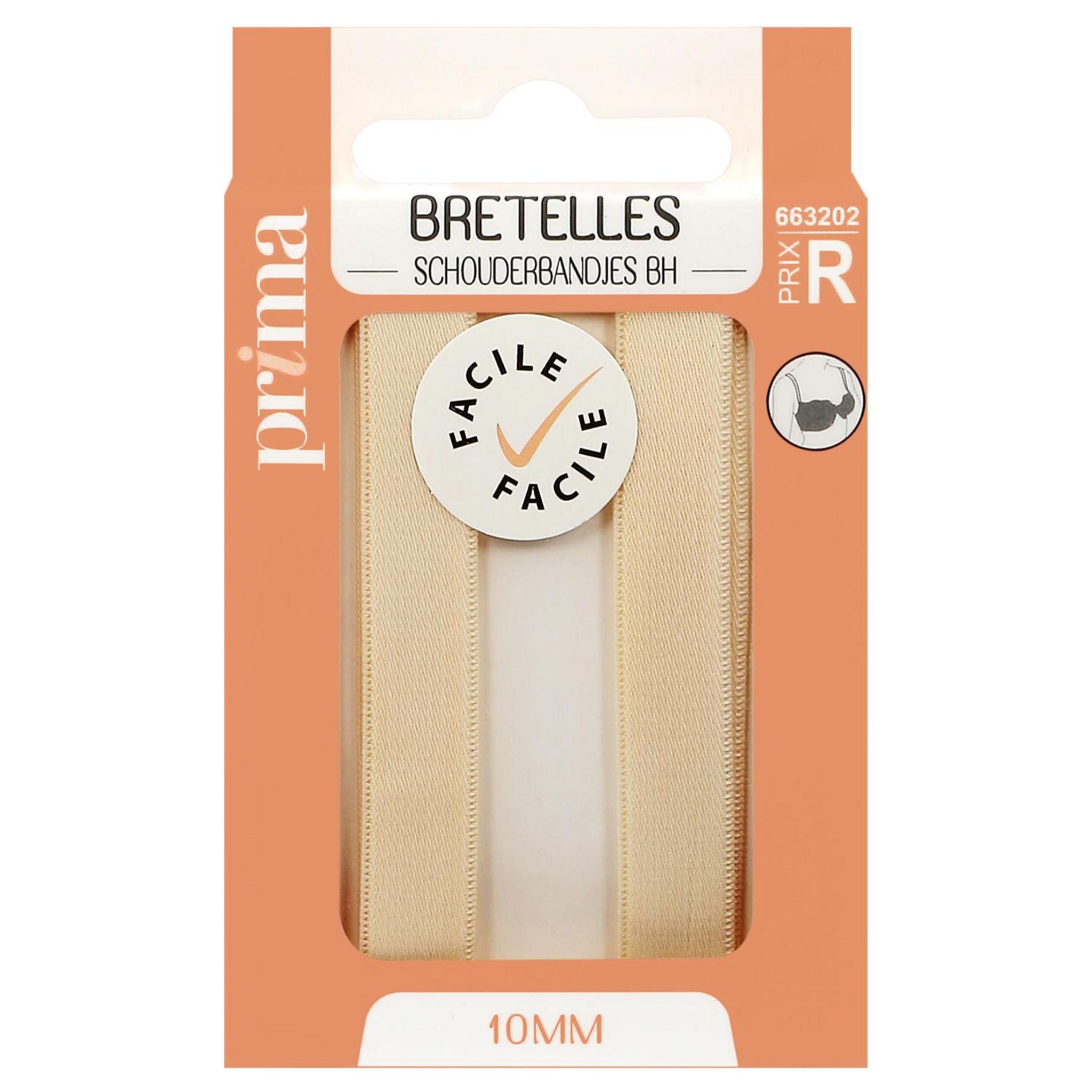 Voir la diapositive 2 : PRIMA Bretelles tissu 10mm x1