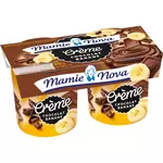 MAMIE NOVA Crème dessert chocolat/banane 2x150g