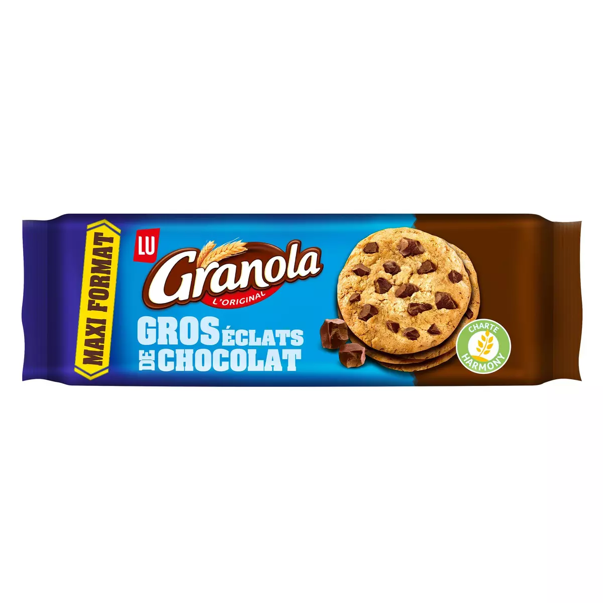 GRANOLA Cookies aux gros éclats de chocolat Maxi format 276g
