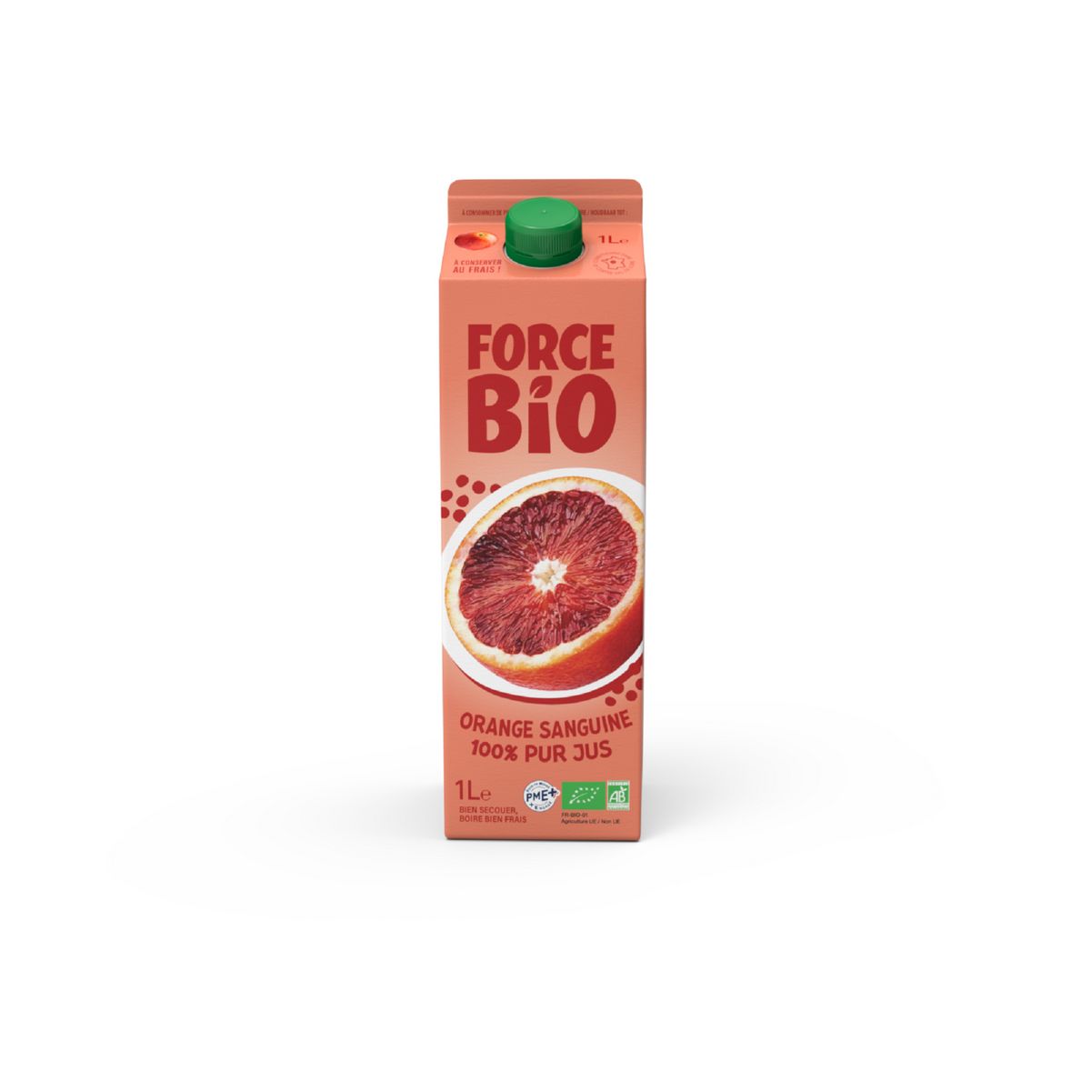 FORCE BIO Pur jus d'oranges sanguines 1L