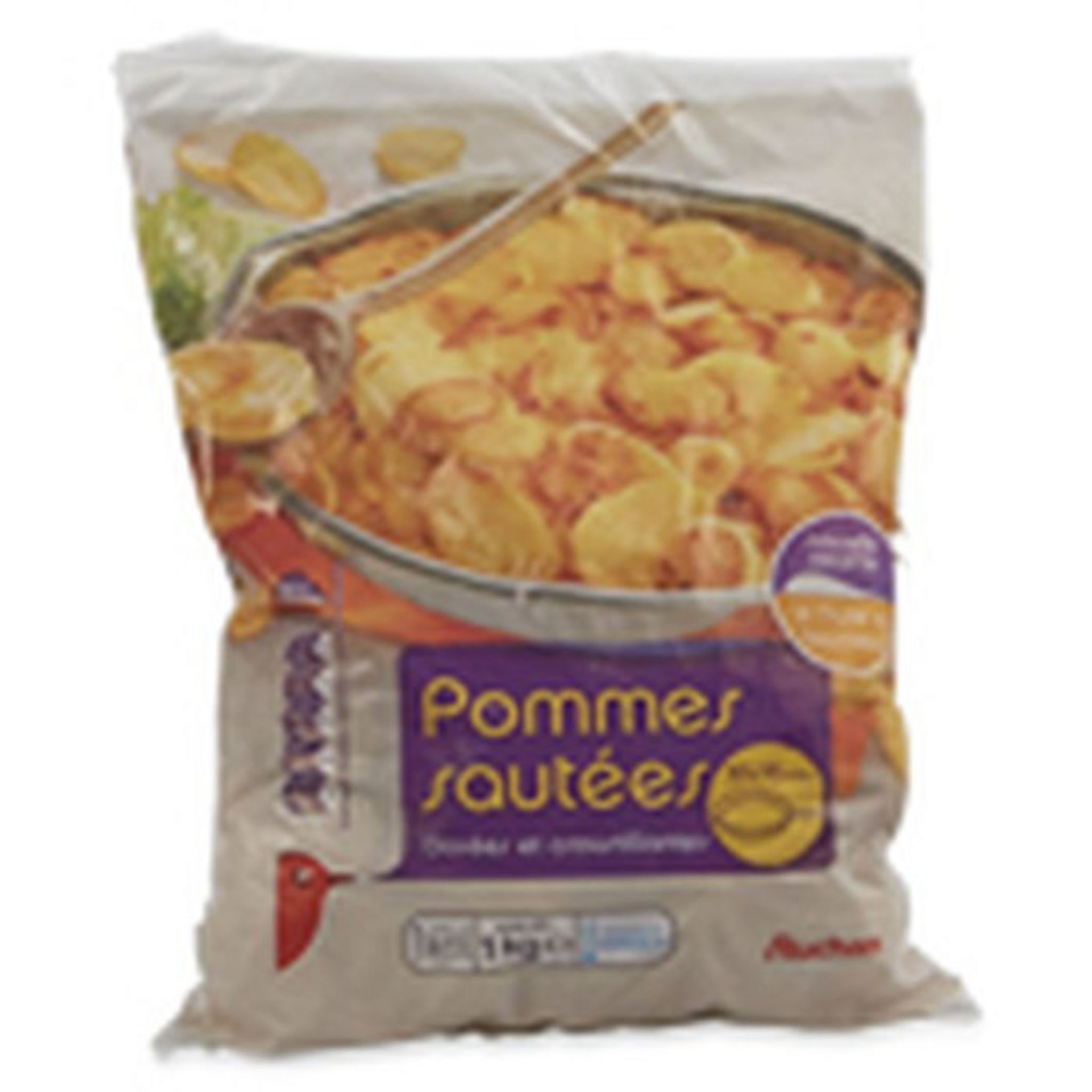 Voir la diapositive 5 : AUCHAN Pommes de terre sautées 1kg