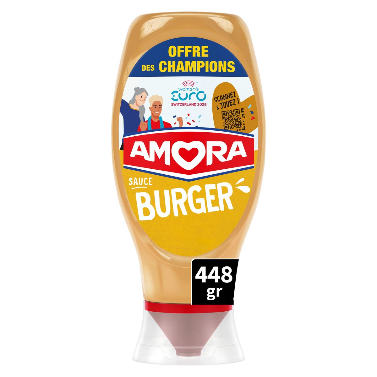 AMORA Sauce burger flacon souple 448g