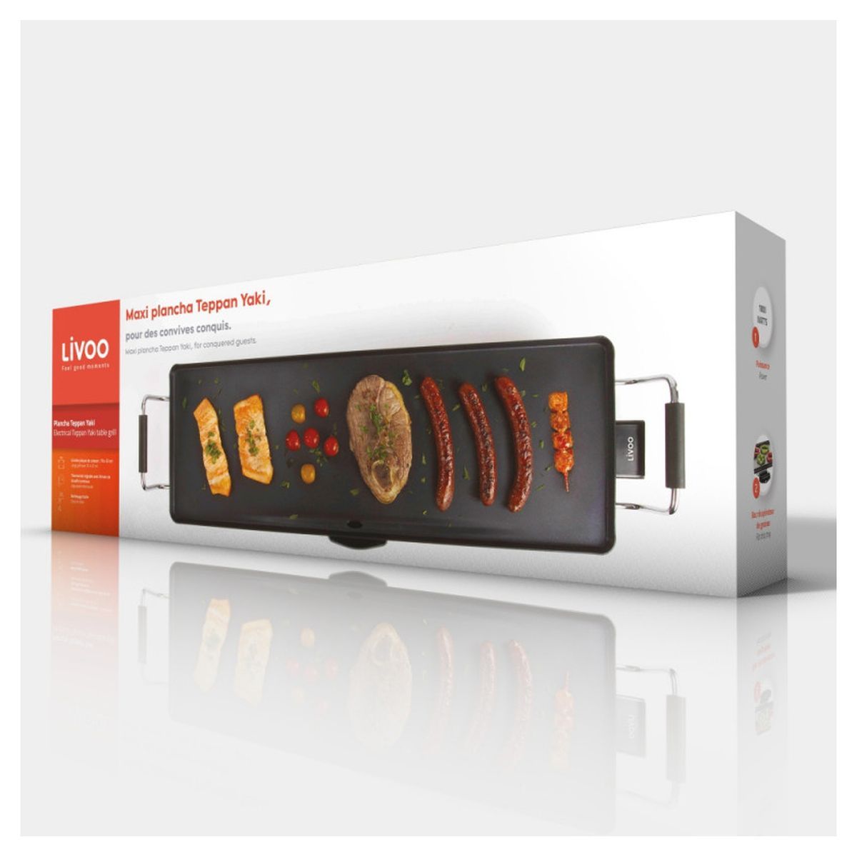 LIVOO Plancha électrique DOM 182 - Noir