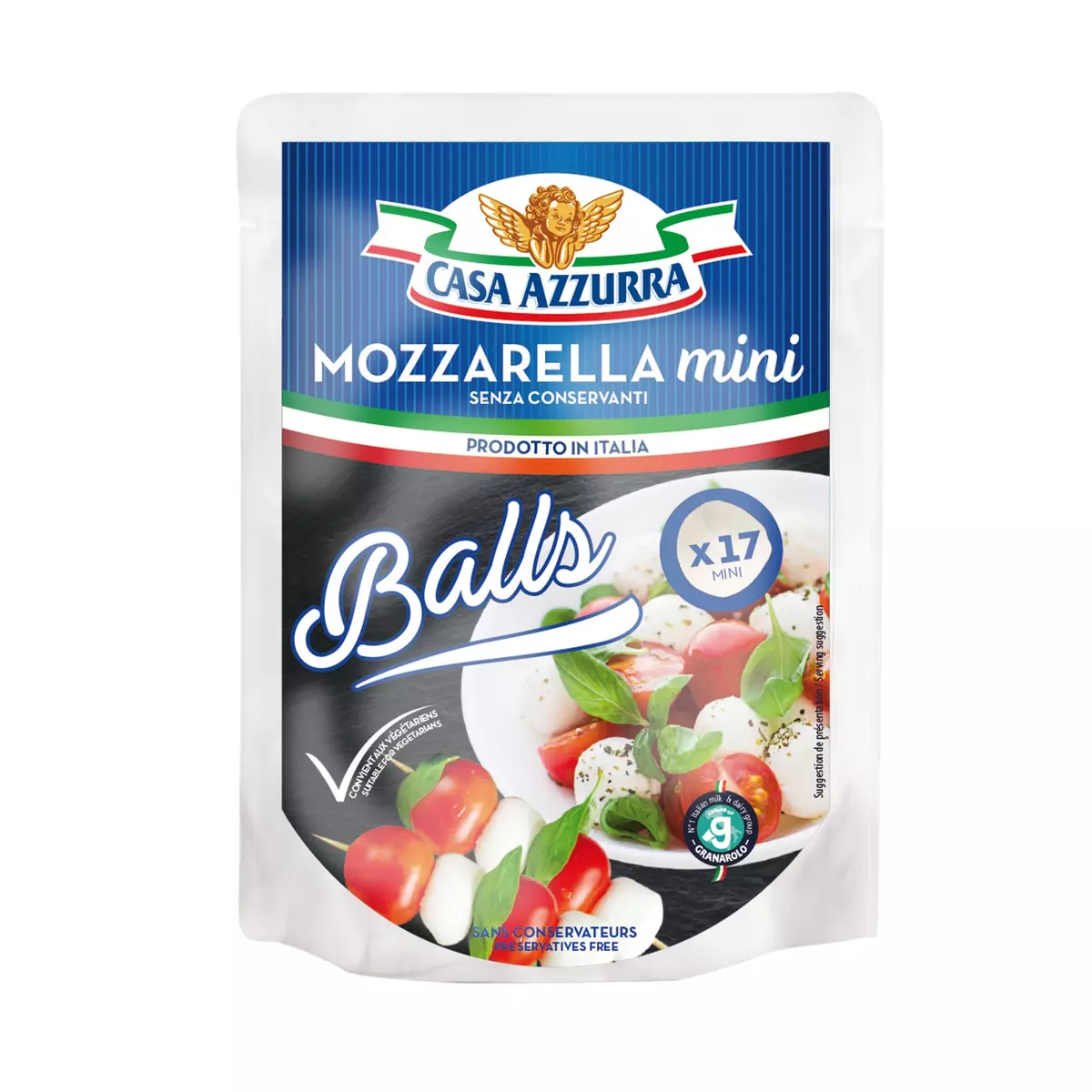 CASA AZZURRA Mozzarella mini balls 150g