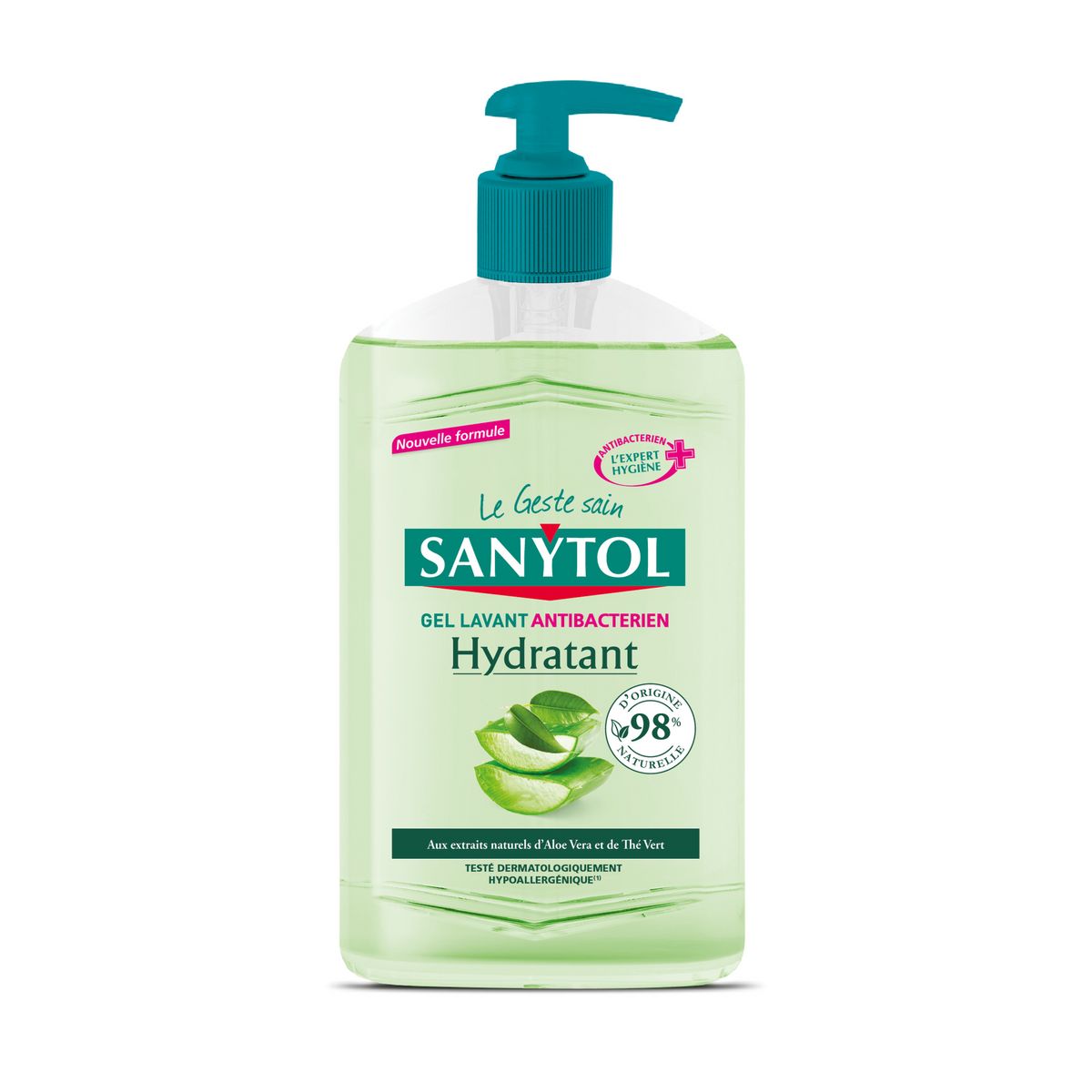 SANYTOL Gel lavant antibactérien hydratant au thé vert 250ml