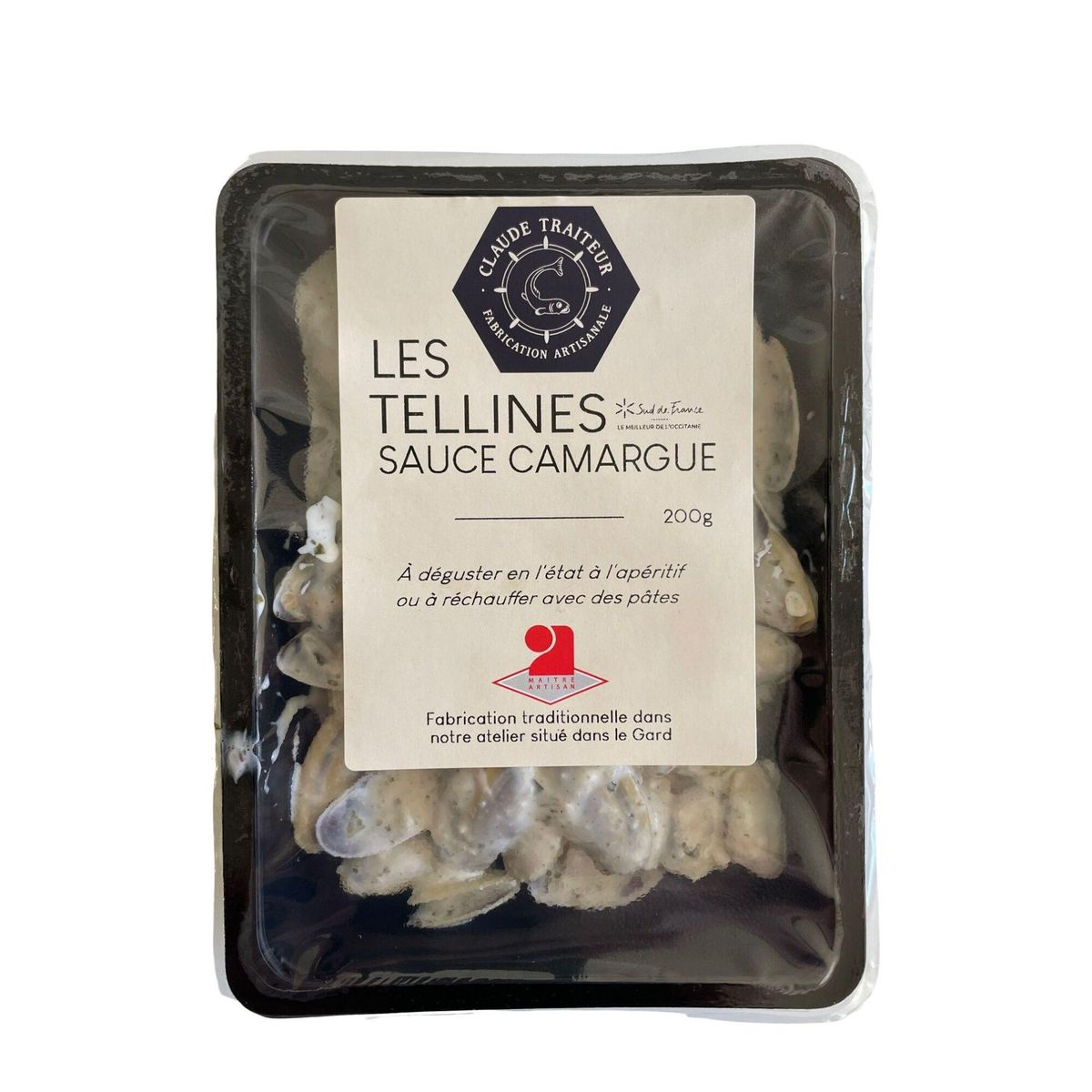 CLAUDE TRAITEUR Les tellines sauce Camargue 200g