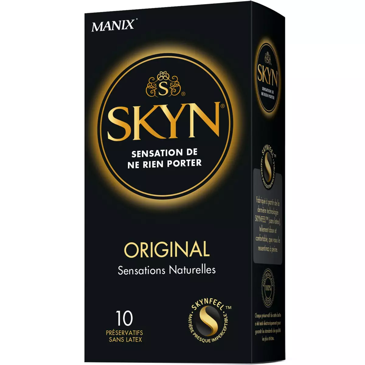 MANIX Skyn préservatifs sans latex sensations naturelles 10 préservatifs