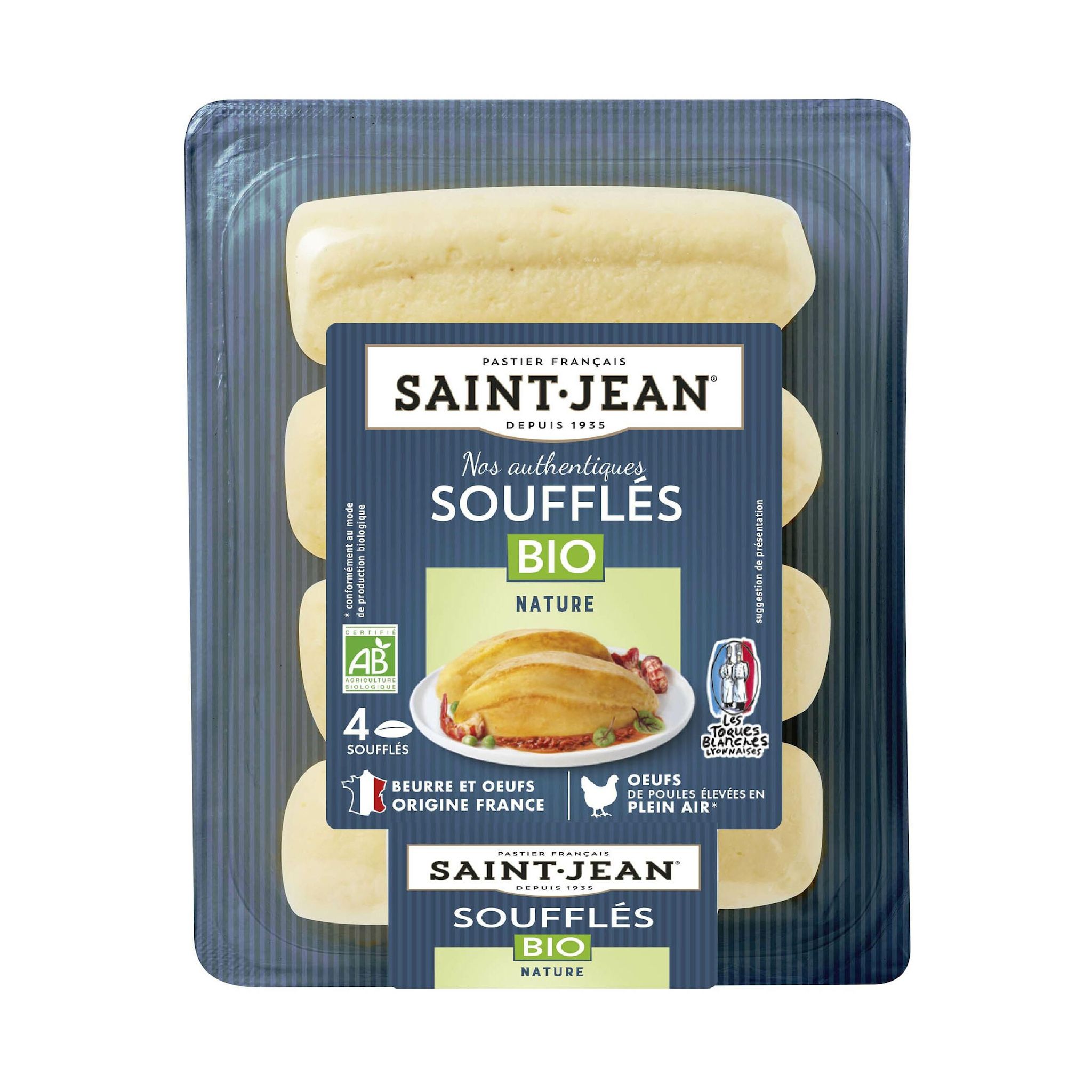 SAINT JEAN Quenelle nature bio 4 pièces 320g