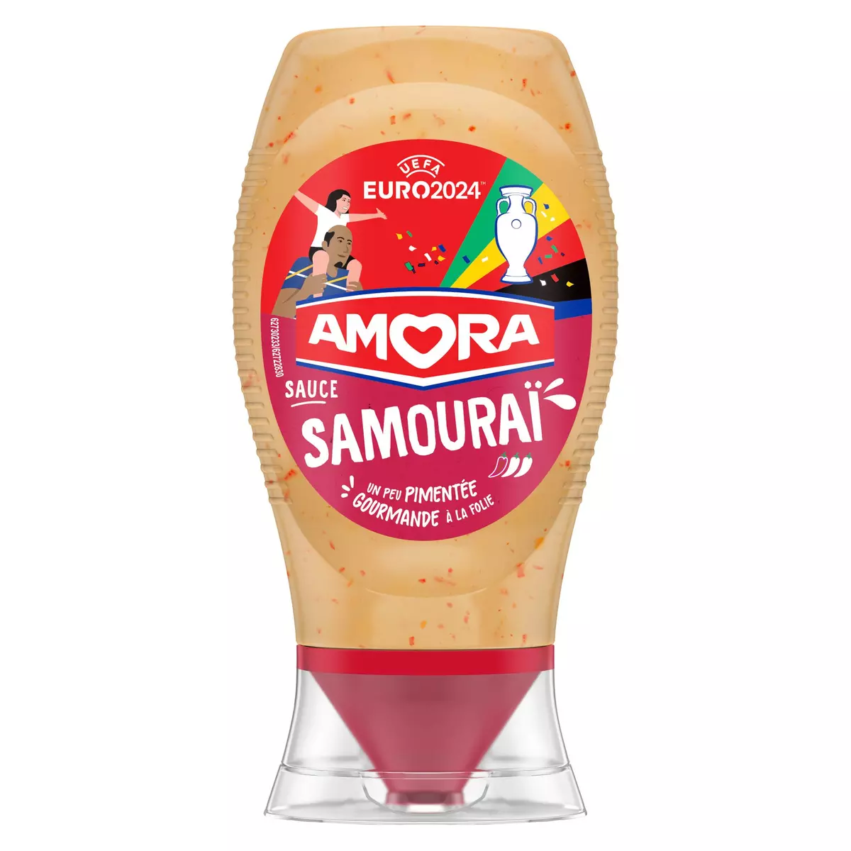 AMORA Sauce samouraï légèrement pimentée flacon souple 225g