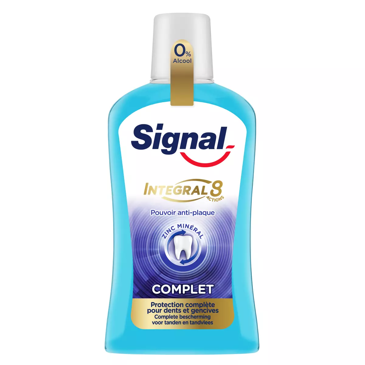 SIGNAL Integral 8 Bain de Bouche antibactérien protection complète 500ml
