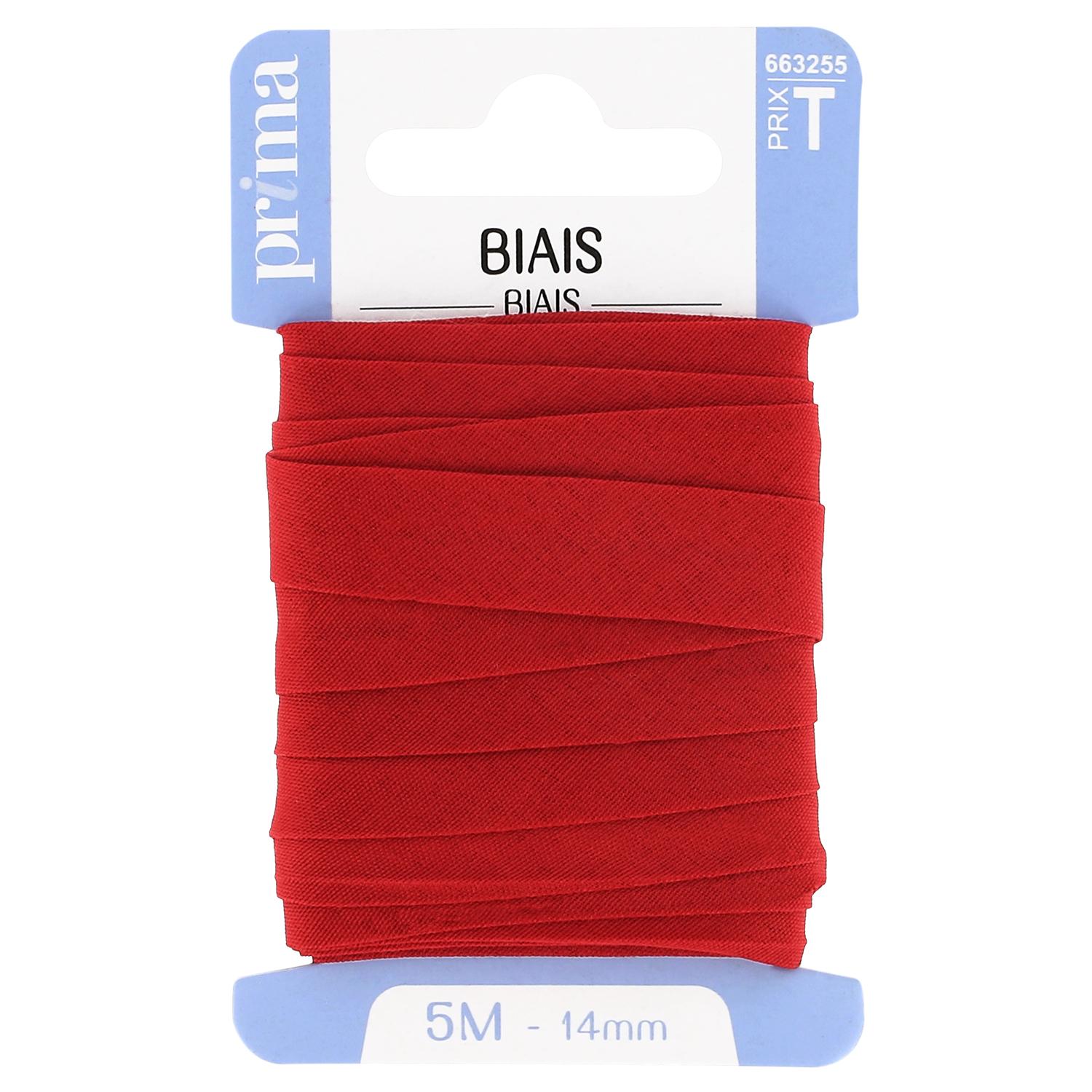 Voir la diapositive 2 : PRIMA Biais 5m x 14mm x1