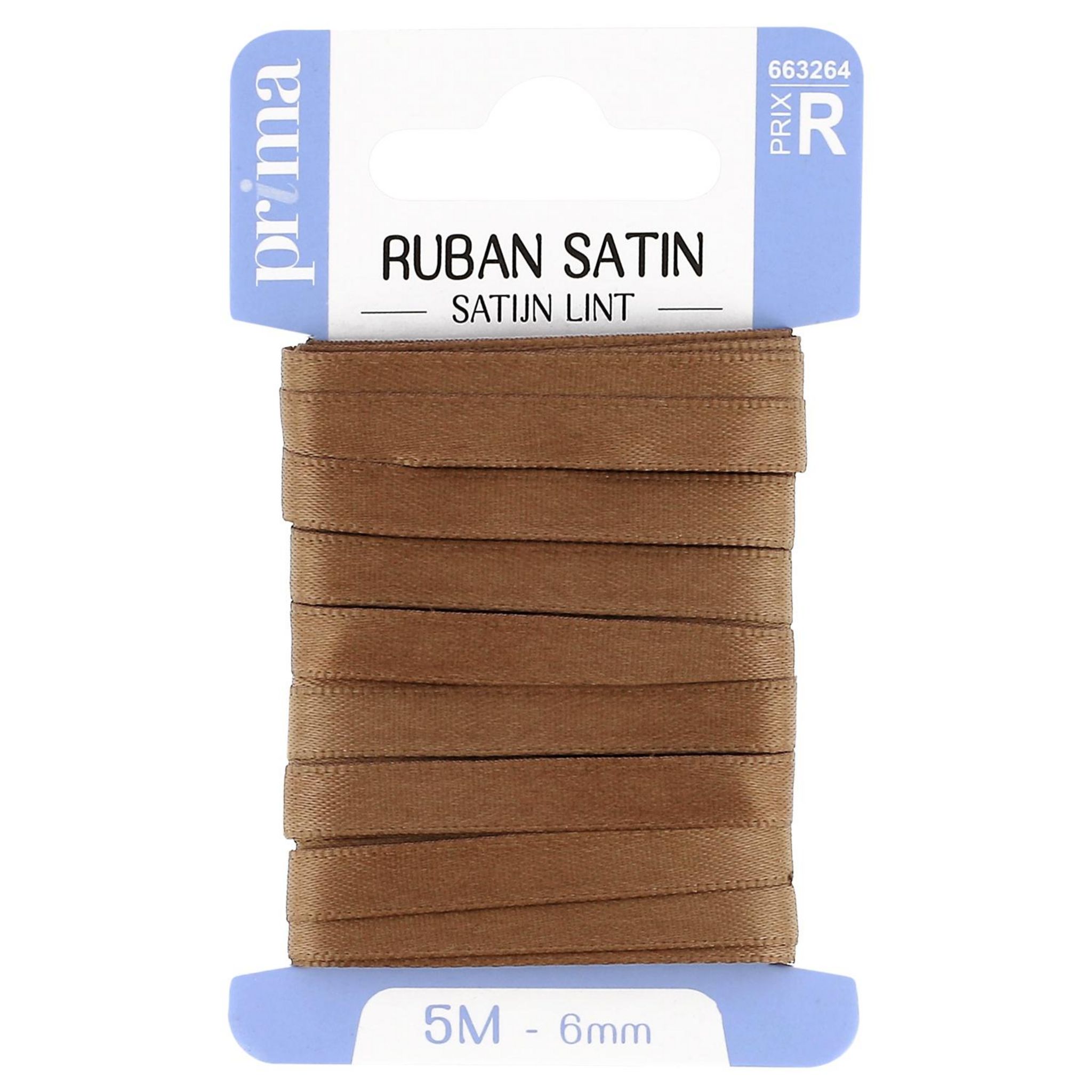 Voir la diapositive 2 : PRIMA Ruban satin assortiment foncé 5m x 6mm x1