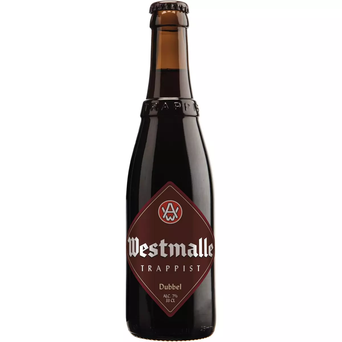 WESTMALLE Bière brune trappiste 6,5% bouteille 33cl