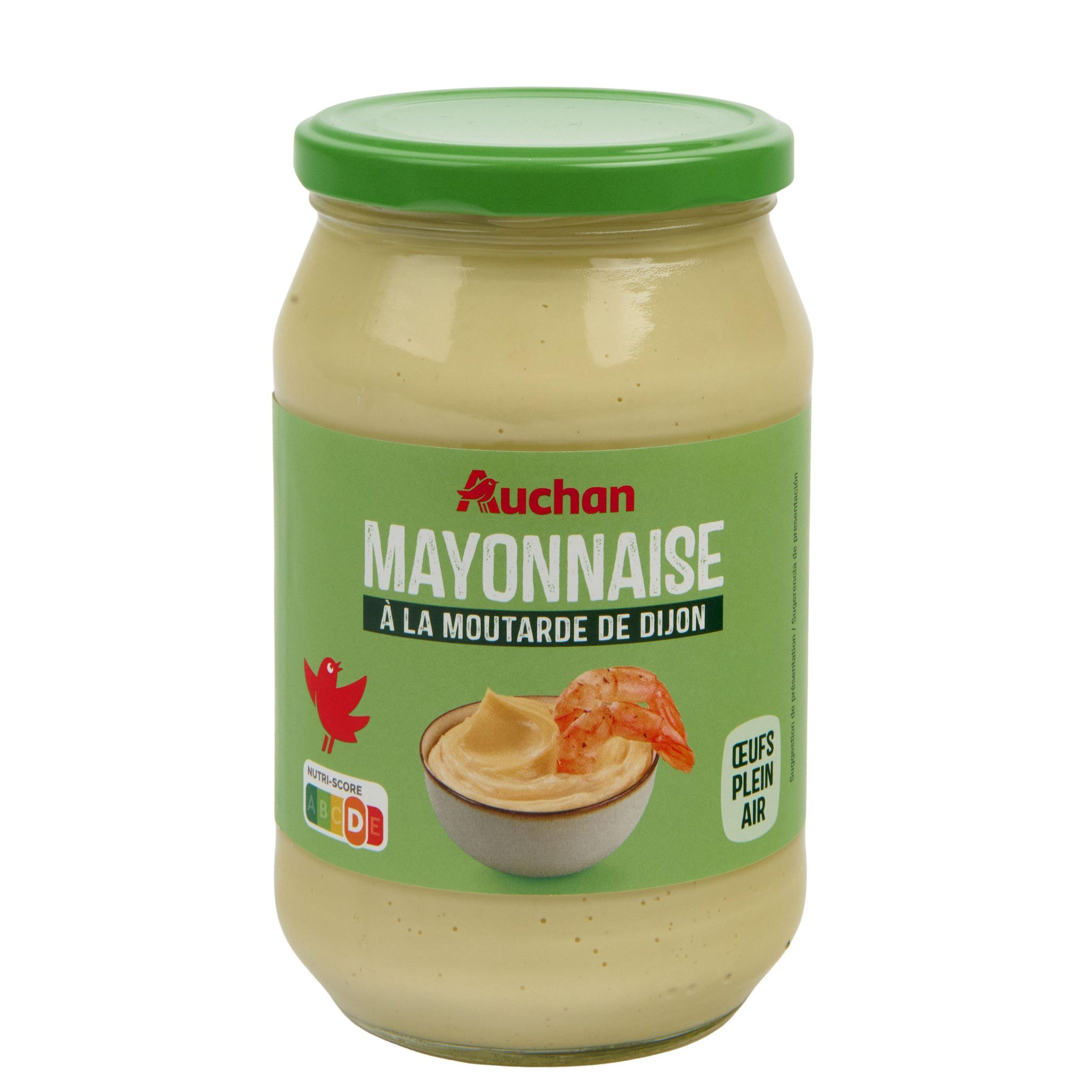 Voir la diapositive 3 : AUCHAN Mayonnaise à la moutarde de Dijon bocal 710g