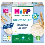 HiPP HIPP Petit pot dessert semoule au lait à la vanille bio dès 6 mois