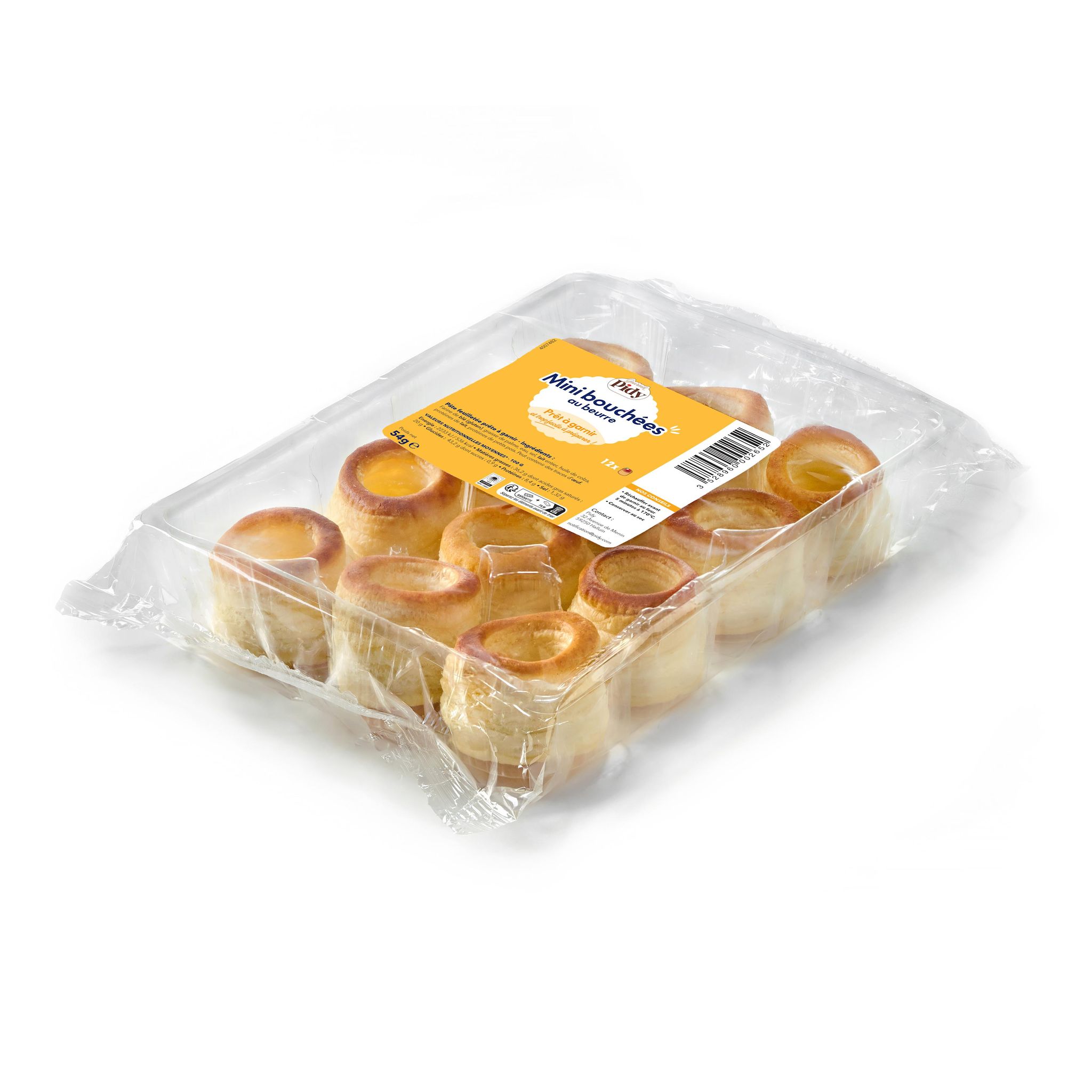 PIDY Mini bouchée pur beurre 12 pièces 96g