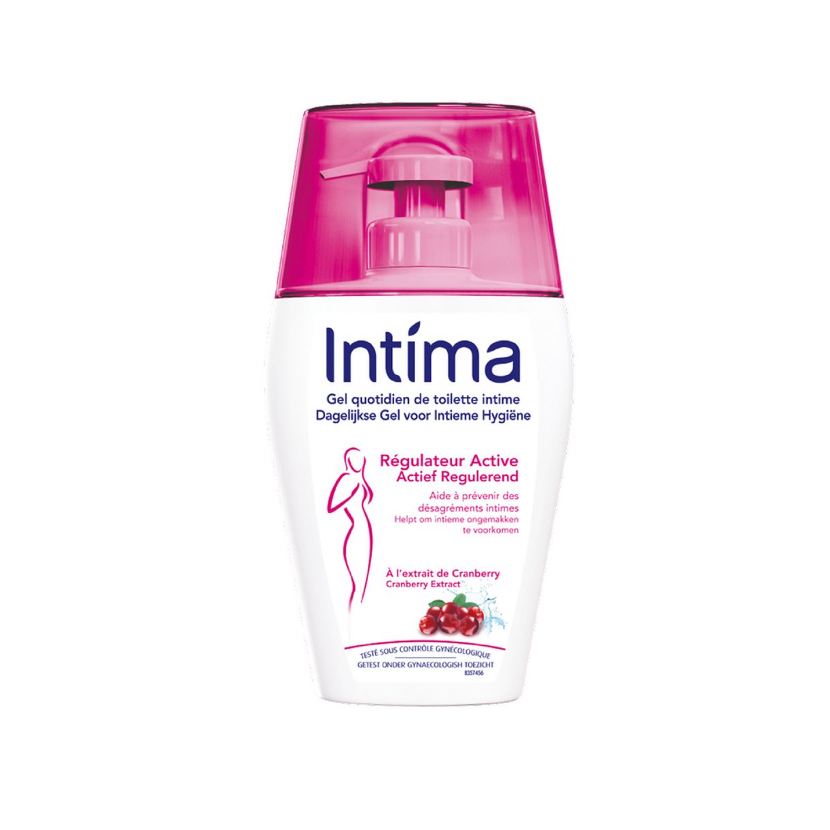 INTIMA Gel quotidien de toilette intime régulateur active à l'extrait de cranberry 200ml
