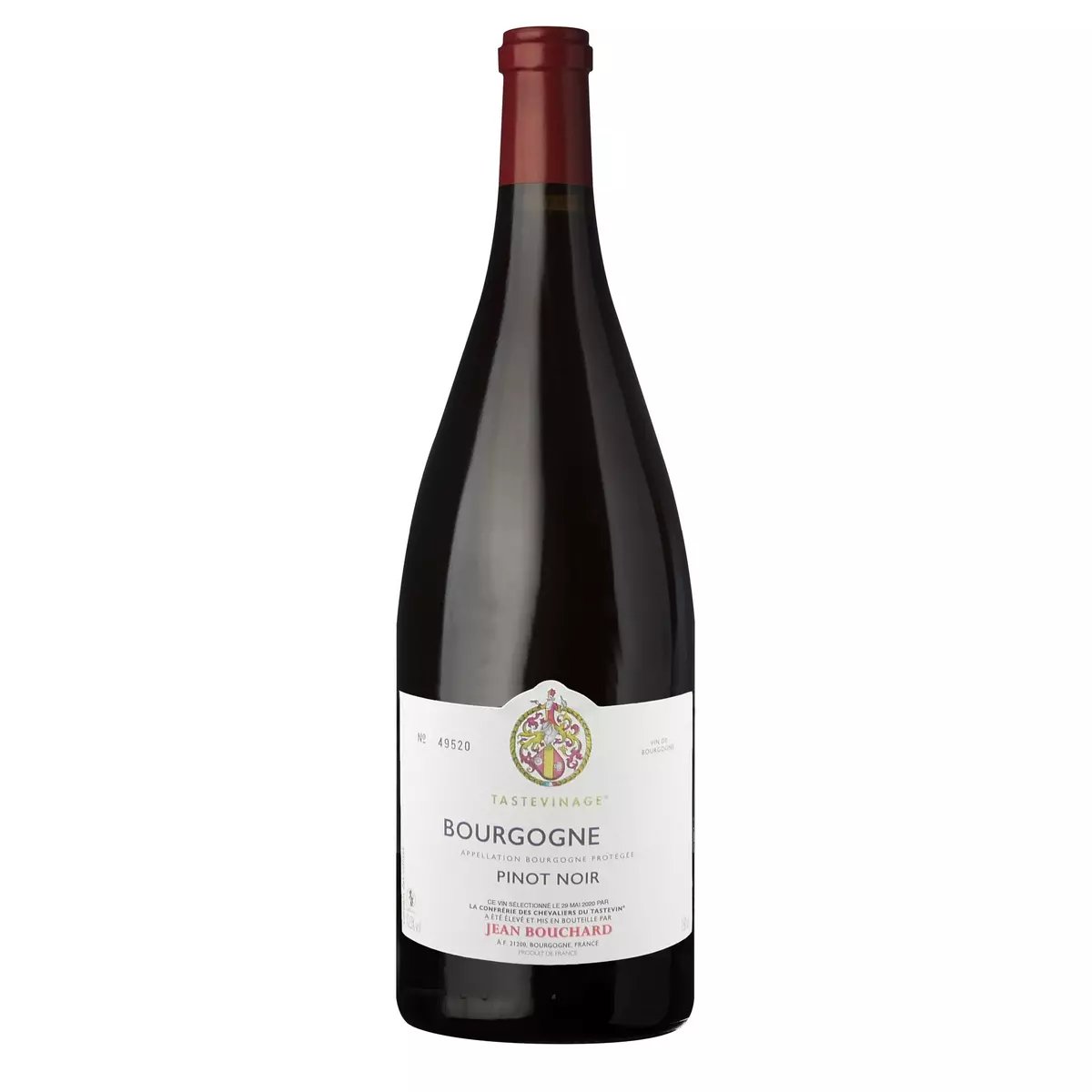 AOP Bourgogne pinot noir Tastevinage rouge 2018 Magnum 1,5L
