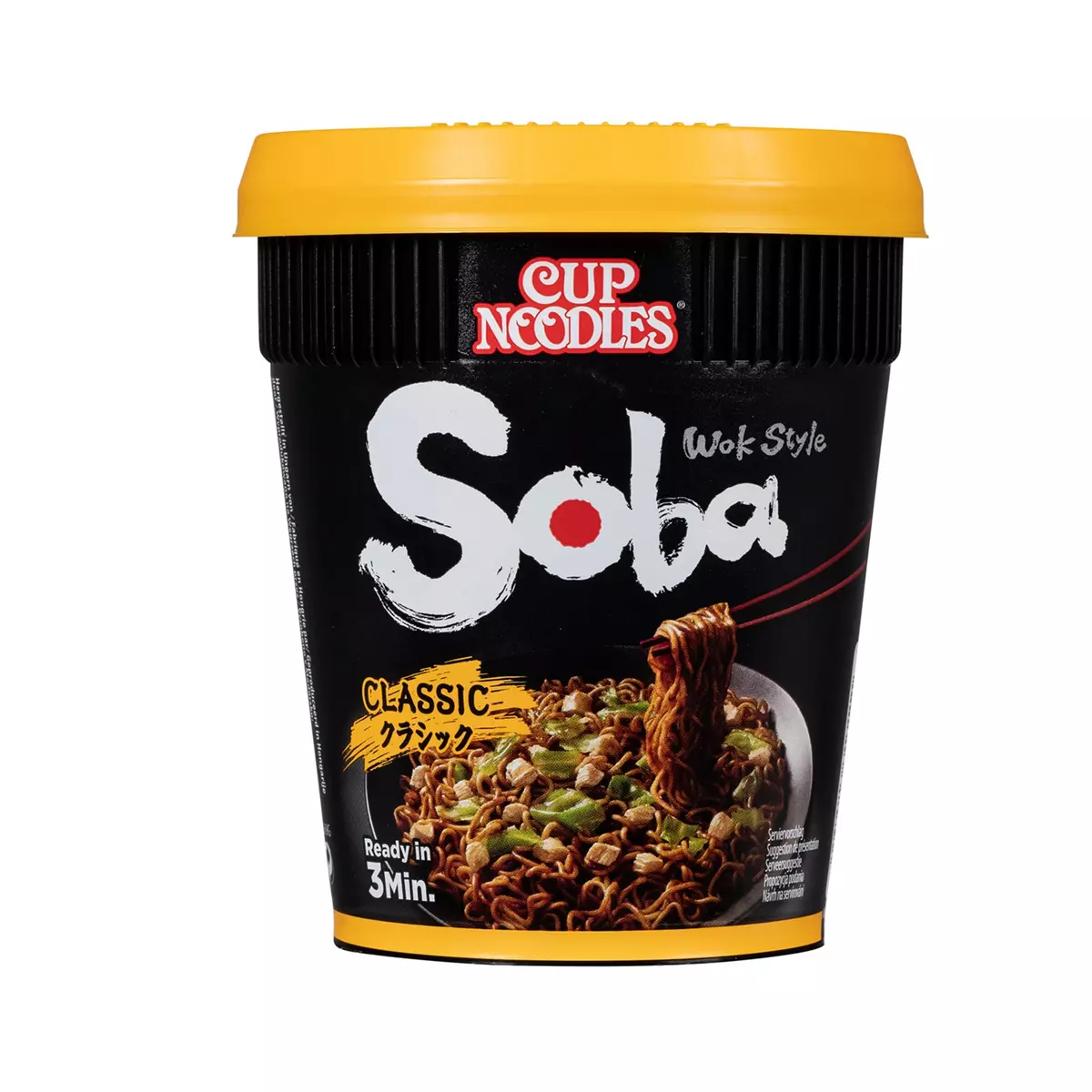 NISSIN Cup nouilles soba classique prêt en 3 min 1 personne 90g