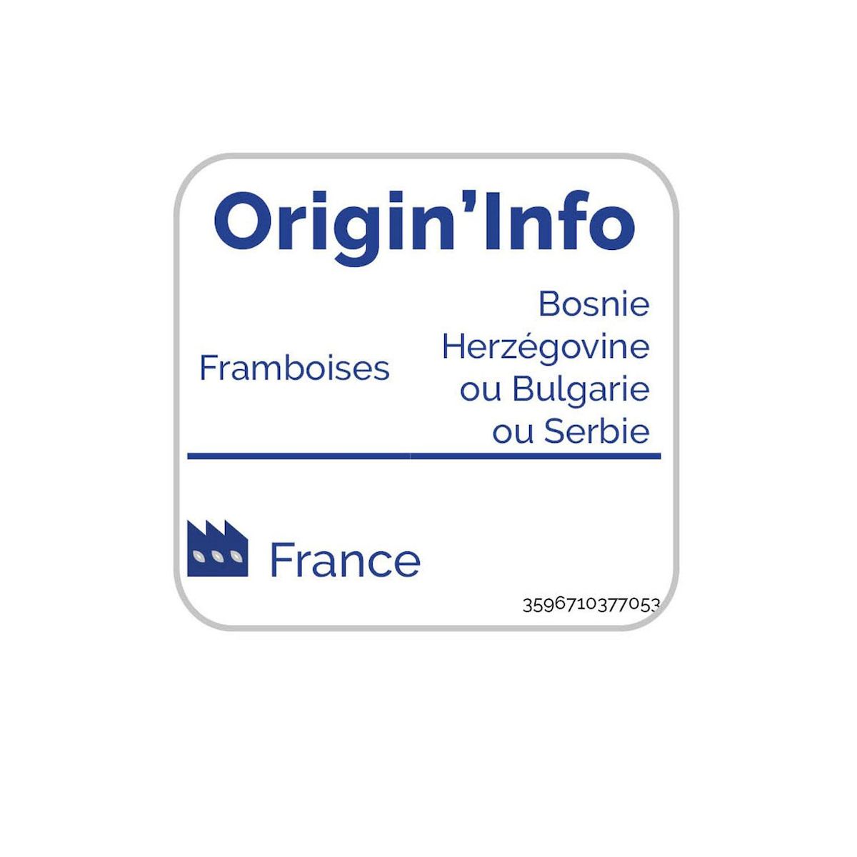 AUCHAN Coulis de framboise 4 sachets 200g