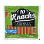 Voir la diapositive 3 : AUCHAN Knacks de volaille réduit en sel 10 pièces 350g