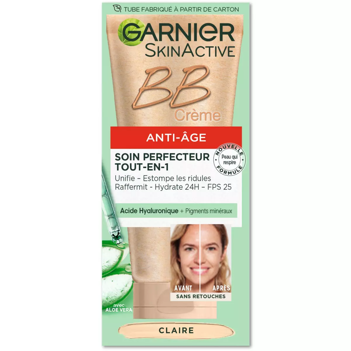 GARNIER Skin Naturals BB crème anti-âge soin miracle percepteur 5-en-1claire 50 ml