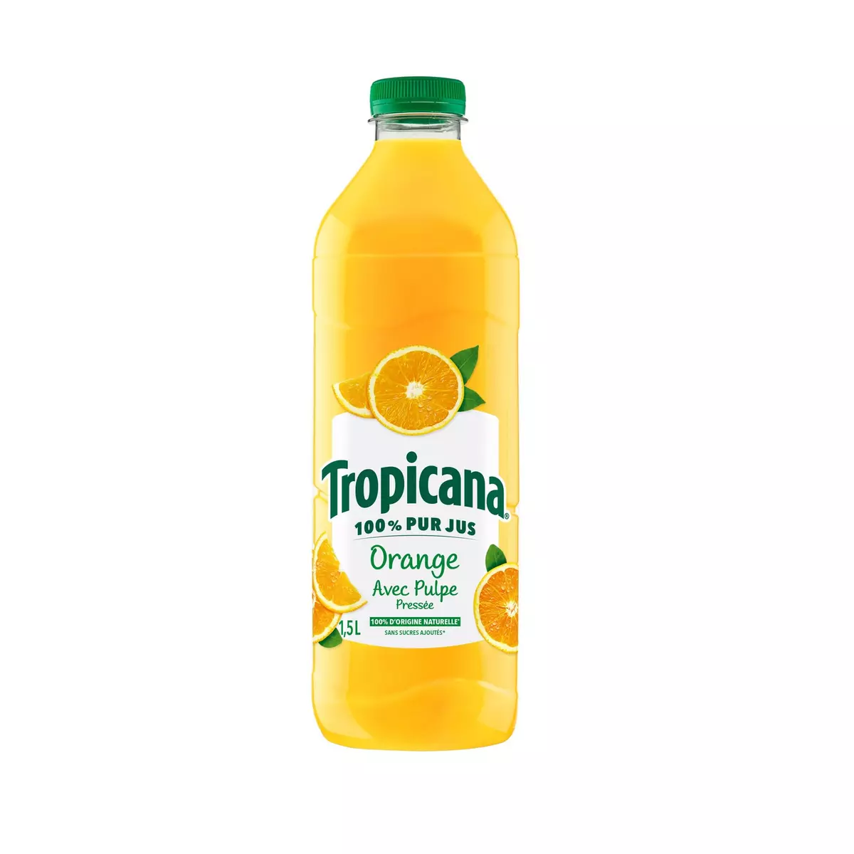 TROPICANA Jus pure premium 100% orange avec pulpe 1,5l