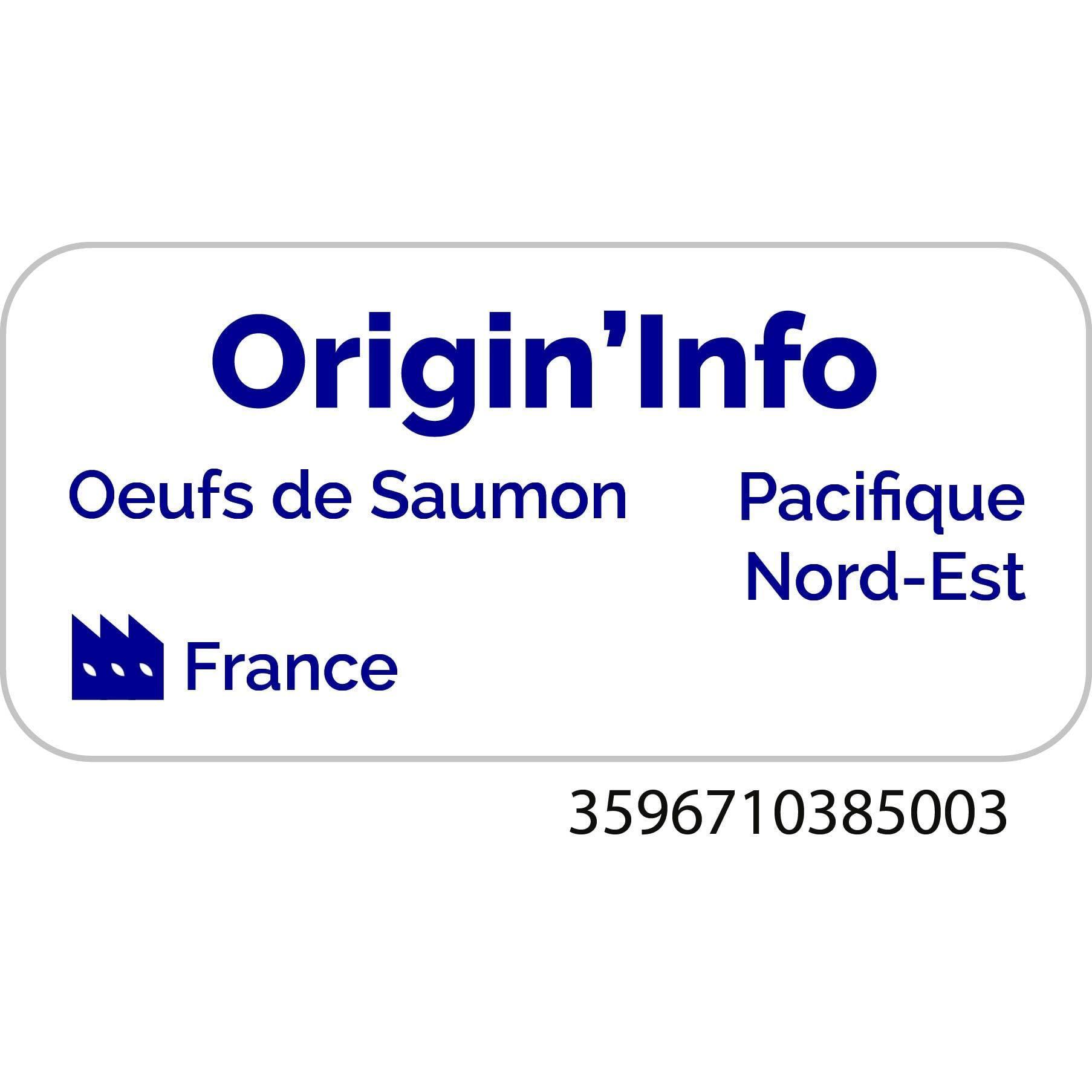 Voir la diapositive 5 : AUCHAN COLLECTION Oeufs de saumon Keta du pacifique 80g