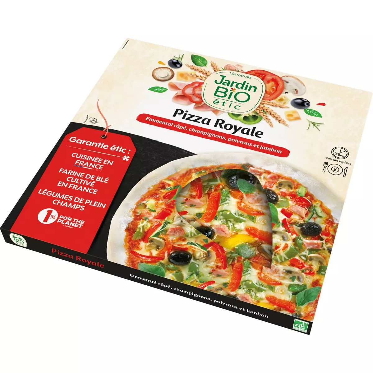 JARDIN BIO ETIC Pizza royale 400g