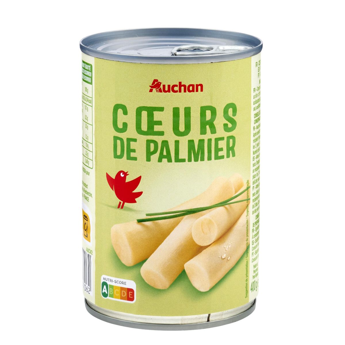 AUCHAN Cœurs de palmier 220g
