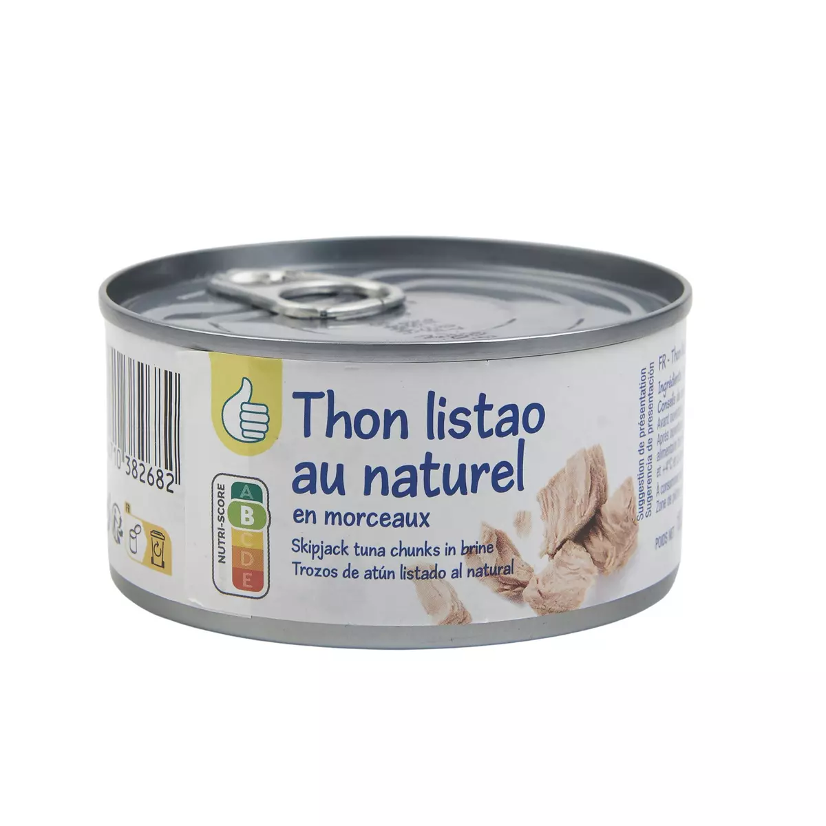 POUCE Morceaux de thon au naturel 130g