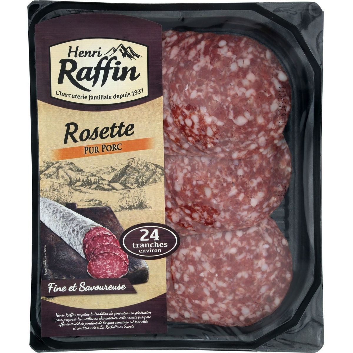 HENRI RAFFIN Rosette 24 tranches 200g