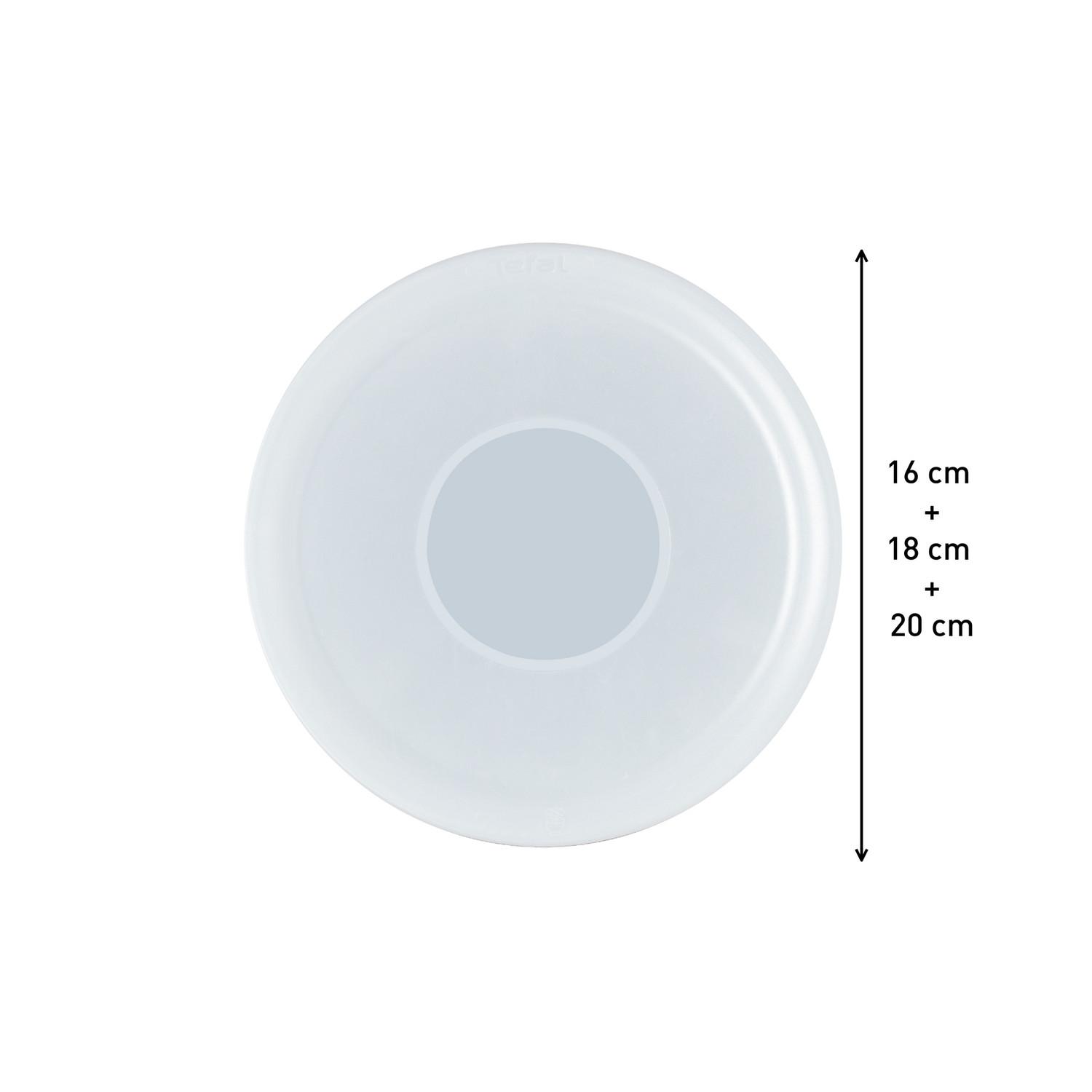 Voir la diapositive 5 : TEFAL 3 couvercles conservation INGENIO 16/18/20 cm plastique