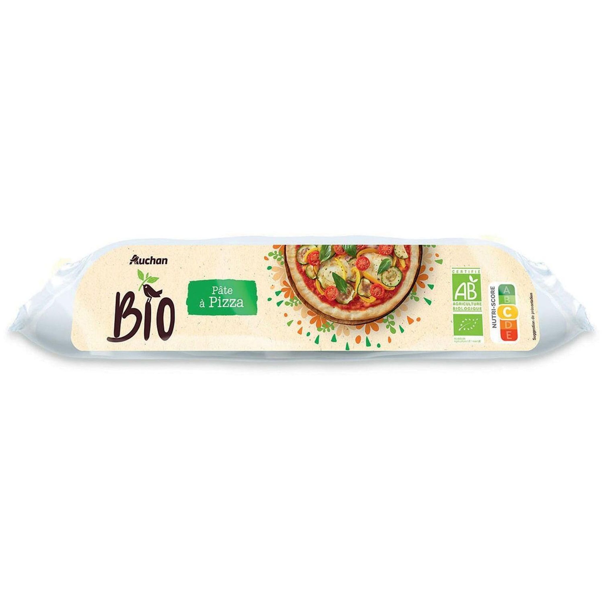 Voir la diapositive 2 : AUCHAN BIO Pâte à pizza 260g