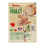 Voir la diapositive 2 : AUCHAN Rôti de Poulet 4 tranches 160g