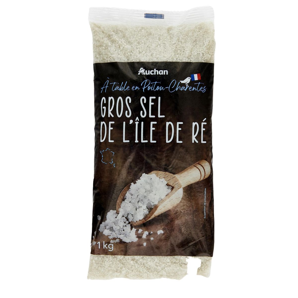 AUCHAN TERROIR Gros sel de l'île de Ré 1kg