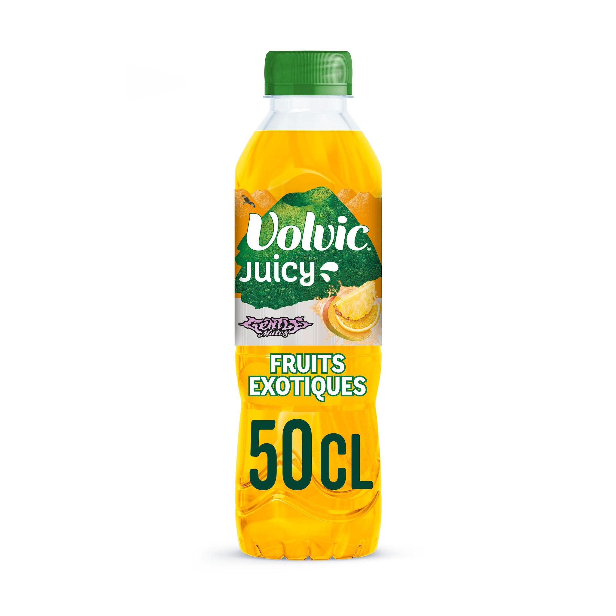 VOLVIC Boisson aromatisée juicy au jus de fruits exotiques 50cl pas