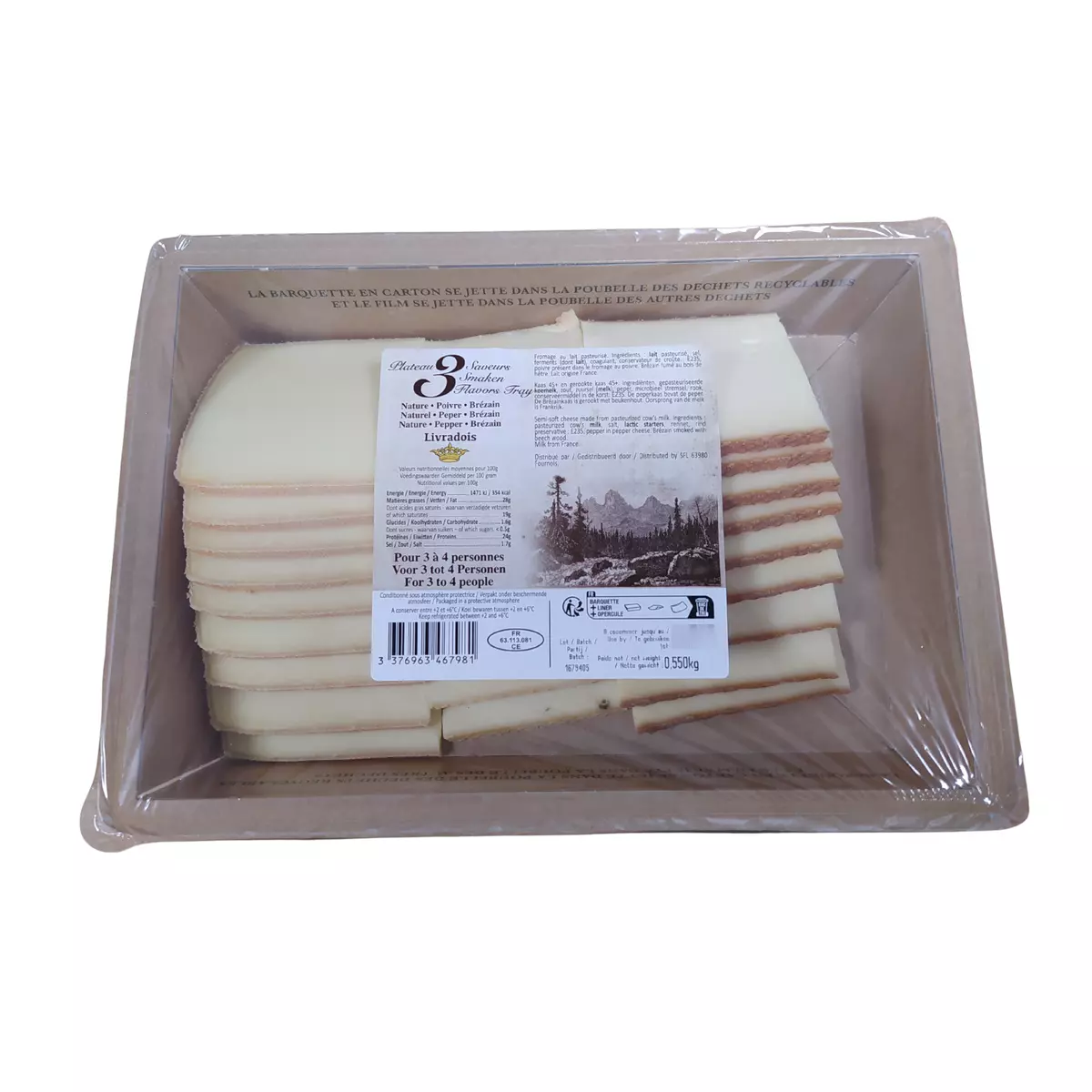 Fromage à raclette 550g