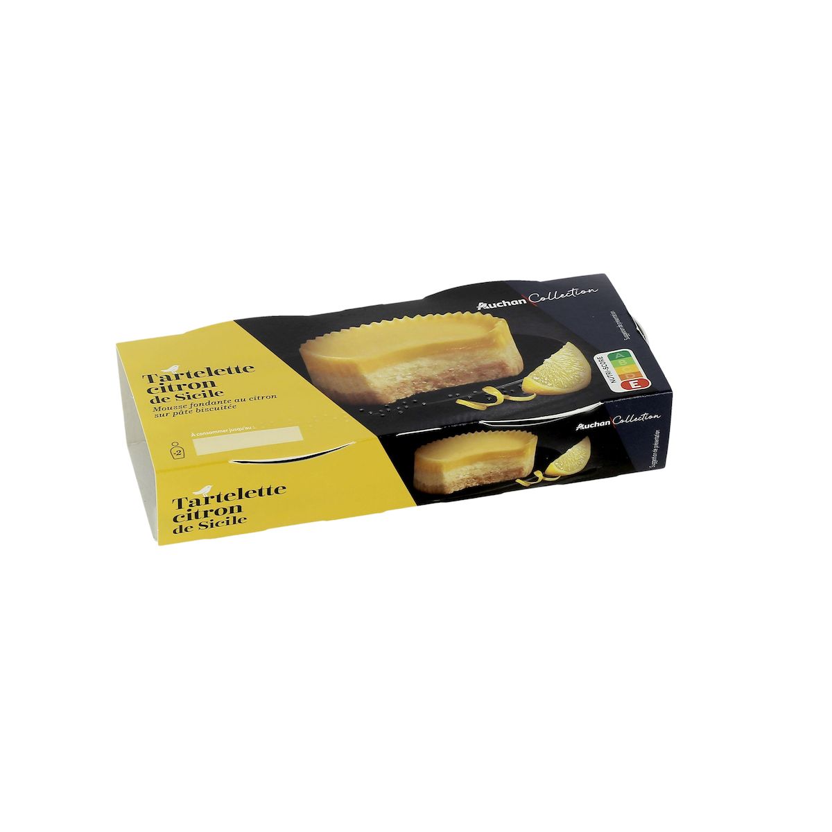 AUCHAN COLLECTION Tartelette citron 2x80g