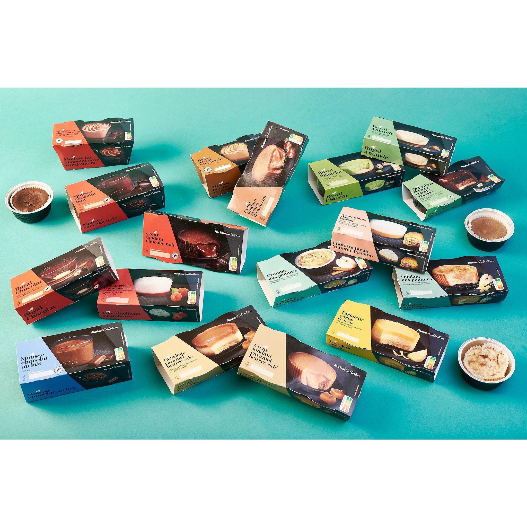 Voir la diapositive 3 : AUCHAN COLLECTION Tartelette citron 2x80g