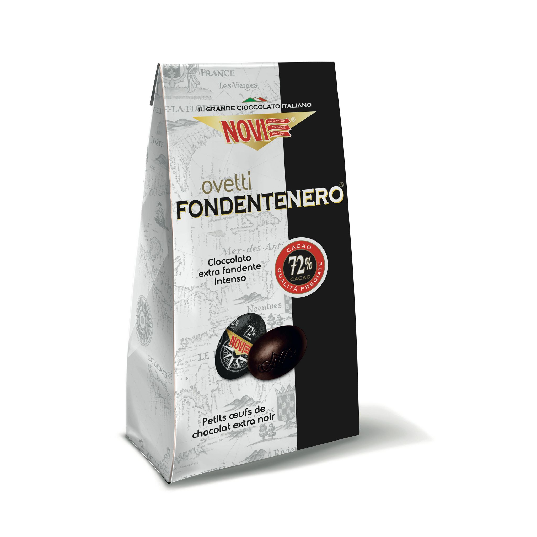 NOVI Oeufs de chocolat noir fondentenero 160g